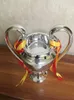Wielka żywiczna żywica C League Trophy Eur Soccer Trophy Fan Fan do kolekcji i pamiątek srebrny 45 cm