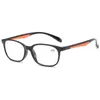 Occhiali da sole Ultralight Reading Glasses Women Men Tr90 Piacili Presbiopici a lenti chiare flessibili da 1,0 a 4,0 Eyewear Reader Elders