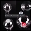 Water flessen groothandel led licht bb fles plastic melksap wegwerp lekbestendige drinkbeker met deksel creatief drinkware drop deli dhuoc