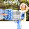 Gun Toys Bubble Machine Gun 36 Holes Bubble Gun Bubbles Kids Toys for Toddlers Boys Girls leeftijd 3 4 5 6 7 8 9 10 11 12 -jarige T240428