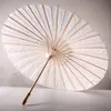 60pcs Papin blanc parasolas en plein air parasols artisanat de mariée de mariée