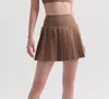 AL-194 Przeciwko ekspozycyjna spódnica Fałszywa dwuczęściowa sportowa spódnica tenisowa Summer Sun Ochrony Plisted Kobieta