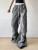 Damesbroek Weemeep Chic Baggy Cargo High Taille Patchwork Loose Sweatpants Koreaanse mode Hippie broek Y2K Streetwear Basic