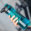 Uzspace Su Şişesi BPA Ücretsiz Shaker Portable Sport Sport Plastik Kupa Su Isıtıcı Erkekler Kız Öğrenci Açık Tur İçecek 240419