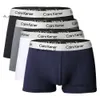 Designer underbyxor 4st män calvins boxer kort flexibel mode bekväma och andningsbara calvins underkläder shorts underkläder man härliga fasta trosor 206