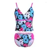 Casos de roupas FeShow 3-14 anos Girls Bikini Toits de banho crianças adolescentes Bathing Set Padrão de Flor Halter Strap Swimwear Girl Beach