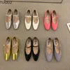 Chaussures décontractées 2024 FEMMES FLATES SIMPLE COULEUR COLIDE SIGHE MARY JANE POINTED TOE PRINTEMP AUTOMNE SOLET SOLE DAMES