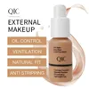 QIC Soft Matte Jewel Lighhl Liquid Foundation hellt mit Feuchtigkeit versorgt und kontrolliert Ölfit Weizen -Make -up BB Creme Concealer 240425