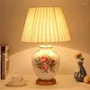 Table Lamps DEBBY Contemporary Ceramics Lamp American Style Living Room Bedroom Bedside Desk Light El Engineering Decorative