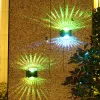 Dekoracje Allilit Wodoodporna lampa słoneczna LED Outdoor Wall Ogród Oświetlenie Oświetlenie otoczenia Dekoracja nocnych świateł