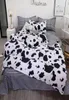 Lettiera di biancheria da letto Set di biancheria da letto Black Curva Copupi del piumone Feta piatta Cover trapunta Copertura Full Regina King Size 34Pcs Clothes C10188207882