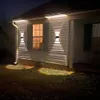 Super heldere zonne -lichten omhoog Outdoor Waterdichte wandlamp voor tuinwerf veranda hek decoratie 240419