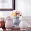 Vazen Europese stijl Keramische bloempotfles kan de decoratie van waterwinkels opslaan