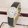 Unisex Dials Automatic Working Watches Carter White Dial London Solo Inlaid English Watch for Women W67003551