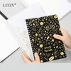 Ark Loose Leaf Notebook Journal Transparent Notebooks A5 B5 Student Diary Horisontell linje School Office Stationery Stationer.