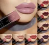 Frauen wasserdichte Make -up -Lippen Glanz Lipgloss Langlebig Pigment Metallic Nackt Matt Lippenstift Bea4669392726