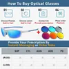 Óculos de sol VCKA Esportes Myopia Myglasses Men polarizou Glass de moda ao ar livre Mulheres Prescrição personalizada Goggle à prova de vento -0,5 a -6.0 D240429