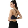 Yoga -outfit Sportbeha's Vrouw Top Push Up Bra Quick Dry Fitness Tops Soft Beauty Back Sportswear Tank Vest Clothing