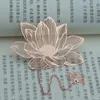 Creatieve Rose Gold Leaf Vein Metal Bookmarks Chinese stijl Studentenbenodigdheden Prachtige geschenken Museum Groothandel