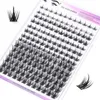 DIY self grafting false eyelashes Grafting Segmented Lashes Extension Single Clusters Thick False Eyelashes Makeup For Women Tweezers set with glue