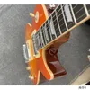 Strumpa! Electric Guitar Honey Burst Flame Top Rosewood Fingerboard Trapezoid Shape Inlay Chrome Parts!