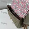 10A Fashion Bag Odznaka jeansowa torebka Kołdowa klapka Torba sprzęgła podwójna duża łańcuch luksusowy ramię Regulowana pojemność Crossbody Designer R leru