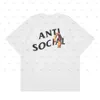 Maglietta con design a camicia anti-social simulazione della moda simulazione 3d stampa 3d t-shirt a maniche corta bella e alla moda estiva anti sociale sociale