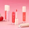 6 ml private label lipgloss aangepaste bulk witte dop ronde buisglans met langdurige kleur matte spiegel lip glazuur vocht make-up