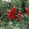 Christmas Decorations 12pcs /set Wooden Ornaments Year Tree Hanging Miniature For Home Mall Decor Wholesale