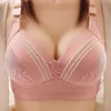 BHA's hoogwaardige vrouwen beha moeder Brassiere Sexy Push Up Brassiere grote dunne beker zonder STL-ring vrouwelijke beha dames ondergoed y240426