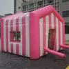4x3m Custom Made Candy Floss tält Uppblåsbar koncession Pop Up Stand Sales Kiosk Carnival Cotton for Food/Ticket/Juice Party