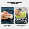 Set Multifunctional Soap Dish Creative Drum Laundry Brush Suitable For Bathroom Gym Kitchen And Toilet Travel Soap Drainer Box