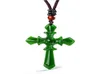 Certifierad 100% naturlig Hetian/Afghan Jade Carved Pendant Necklace Charm Jewelry/Jewellery Amulet Lucky8988808