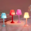 1 12 Dollhouse Miniature LED Night Light Plancher Mini Bureau Home Lighting Modèle décor Toy Doll House Accessoires 240418