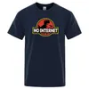Camisetas masculinas Cartoon Dinosaur camise