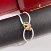 Jewelry Designer Men's Women's Bracelet Designer Bracelet Fashion 316L Stainless steel Trinity Ring String Bracelet Three-ring bracelet Couple bracelet 56