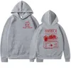 Sweats à capuche masculine Sweats Sweats Sweat à capuche Vintage Double côté Imprimer la liste Pilluche car c'était Hoodie HS TPWK HOODIES D240429