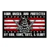 Banner Flags New America Amendment 90X150Cm Police 2Nd Trump Flag Usa Gadsden Election Presidential Us 665 D3 Drop Delivery Home Garde Dhpn7