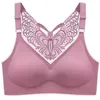 Reggiseni reggiseni più taglie per donne 3xl 4xl 5xl di grandi dimensioni Bralette senza saldatura femminile reggiseno di bellezza Butterfly Push Up Bra Wireless biancheria intima Y240426