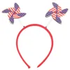 Bandanas pannband självständighetsdagen huvudbonad kostym hårhoop fest hårband cosplay levererar pannband miss