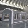 6x3x3mh luchtdichte Outdoor opblaasbare autos Tent gesloten lucht tent mobiele vrachtwagen schilderij werkkamer auto verzorging reparatie reinigingstent met luchtpomp met blower gratis luchtschip