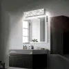 Zuzito 6 -ljus badrum fåfänga ljus LED Crystal Vanity Lighting Over Mirror White Light (6000K) - Elegant och modern fixtur för att lysa upp ditt utrymme