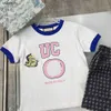 NOUVELLES SUITS BÉBÉ SUITS Été Vêtements de créateurs pour enfants Taille de 100-150 cm Dinosaure T-shirt brodé et lettre Imprimé Shorts 24aPril