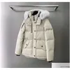 Mens Down Parkas Puffer Jacket Womens Jackets Designer Coats Women Zipper Real Fur Drop Delivery Apparel Clothing Outerwear Otau0