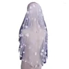 Veli da sposa Flower Girl Veil Pearls with Hair Pett Wedding Accessori bianchi