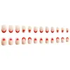 Faux Nails 24pcs French Tip Press sur la Saint-Valentin Dual Color Tips Nail Artificiel pour les femmes Décoration de manucure
