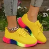 أحذية غير رسمية zapatos planos de malla transplables para mujer zapatillas لا تشمل la moda color Blanco tenis femeninos 2024