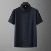 Camisetas casuales para hombres Llegada Hombres de verano Sail con sobrepeso Seda de seda sin costura Tecnología Presionadora Fashion Camiseta de manga corta Tamaño más 3XL-8XL