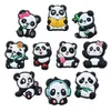 CHANMS PANDA CLOGO GIMBITS BRANDLE MISCULE Accessori per scarpe batch per il braccialette di braccialetti Bracciali Bomboniere Regali Gioielli Droping Delivery Findin Otpxi