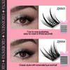 Falska ögonfransar Groinney Lashes Cluster Eyelash Extensions Enskilda kluster naturlig DIY -smink